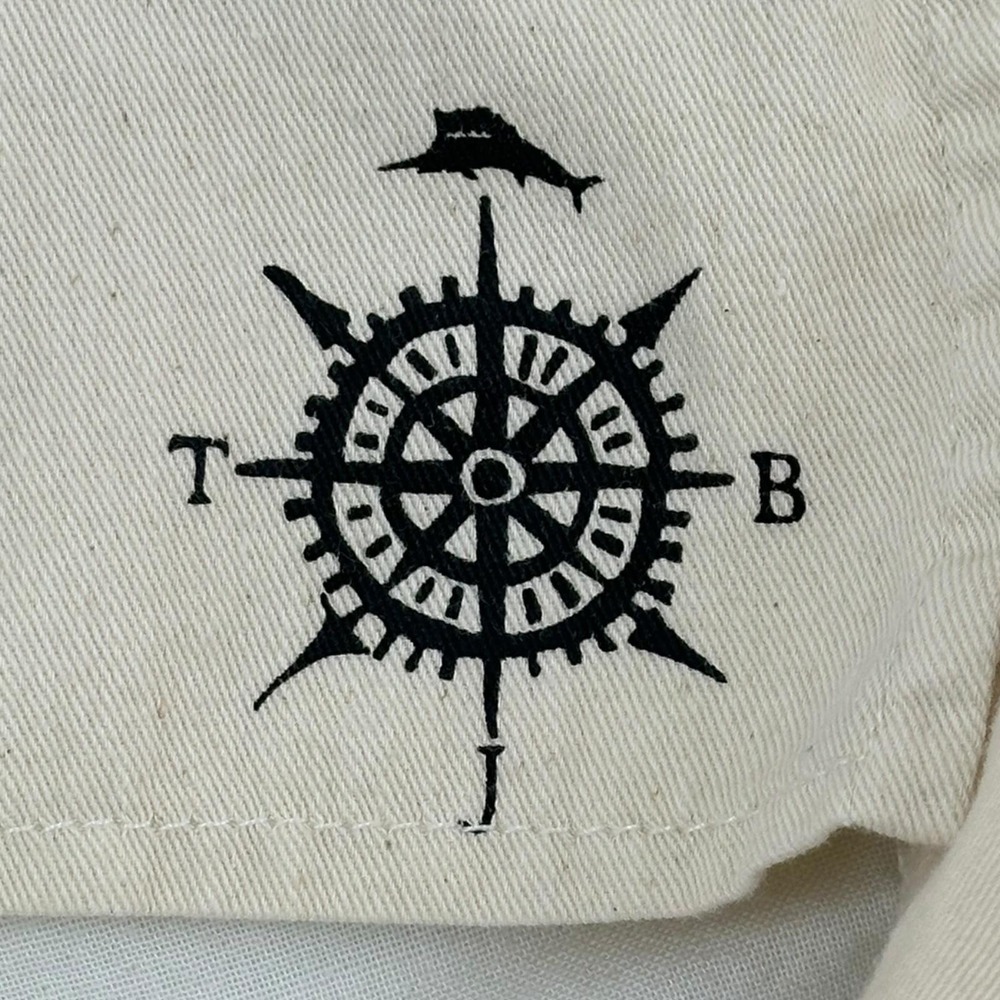 Tommy Bahama Shorts Mens 44 White Cargo 100% Cotton Marlin Embroidered 10 Inseam - Picture 5 of 10